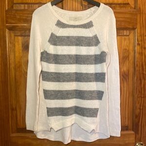 LOFT Striped Pullover Sweater
